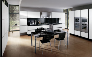 kitchen-design-decor-ideas-white-cabinets-black-table-set